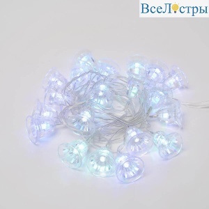 Светодиодная гирлянда (07919) Uniel Колокольчики 220V разноцветный ULD-S0280-020/DTA RGB IP20 BELLS