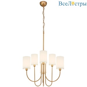 Подвесная люстра Eurosvet Abbey 60164/6 латунь Smart a065745