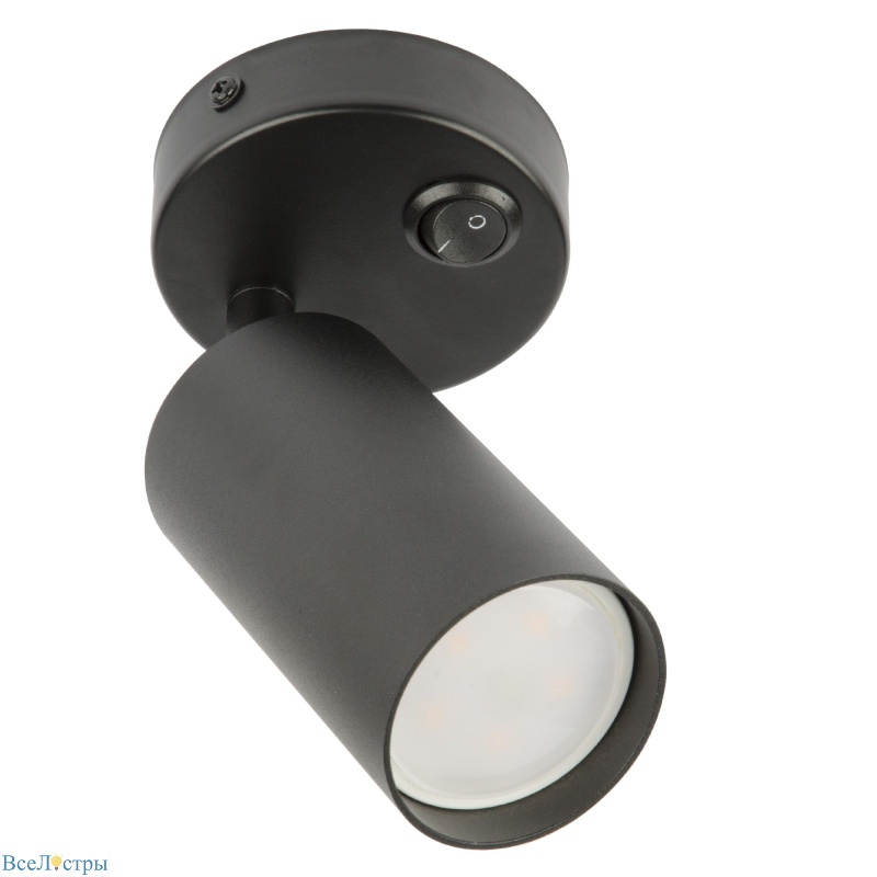 спот fametto dlc-s620 gu10/b black ul-00009792