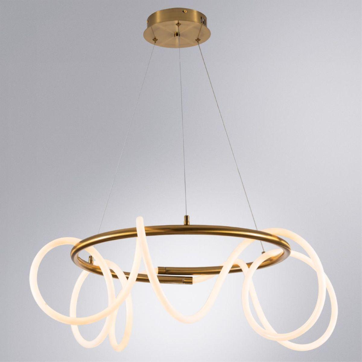 подвесной светодиодный светильник arte lamp klimt a2850lm-75pb
