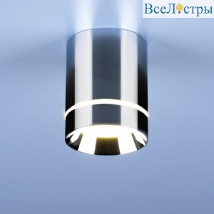 Потолочный светодиодный светильник Elektrostandard DLR021 9W 4200K хром 4690389102936