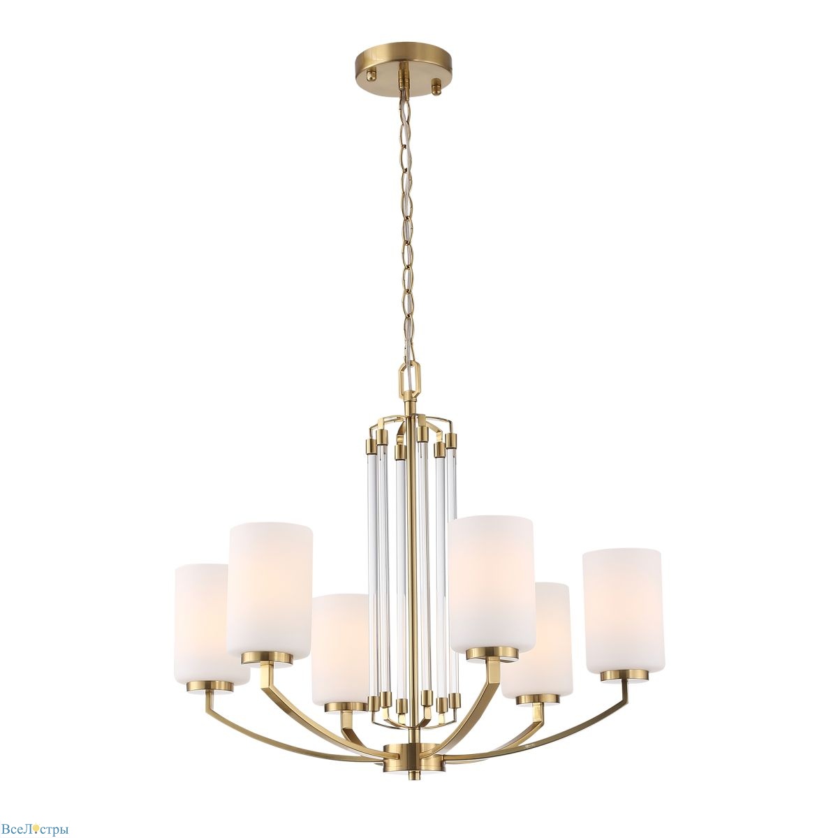 подвесная люстра  st luce опал sl1403.303.06