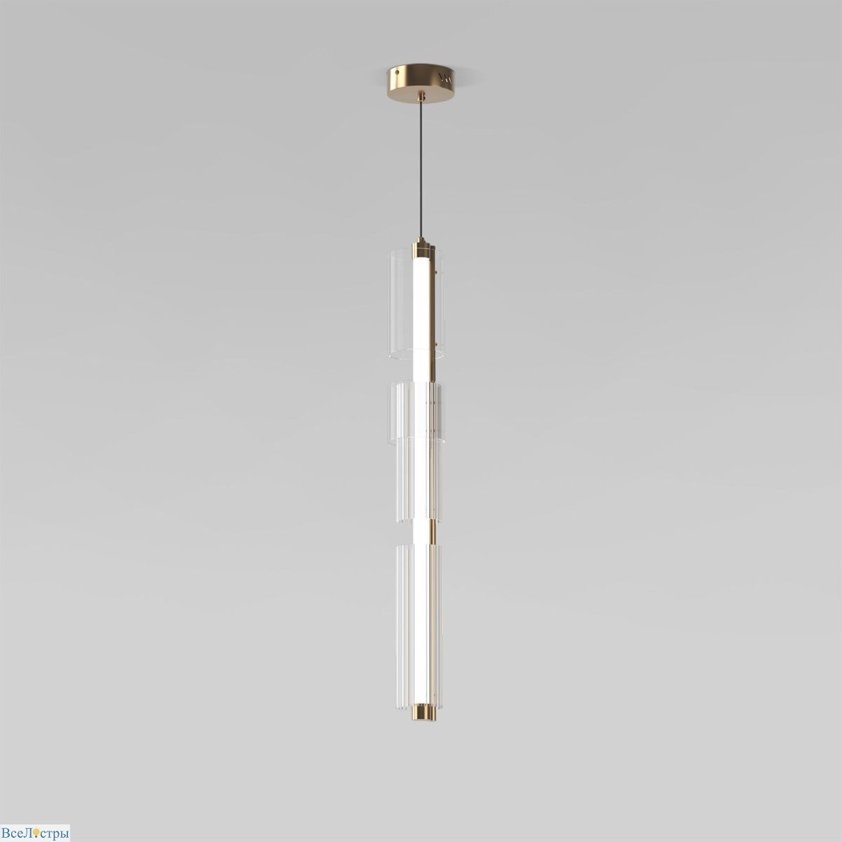 подвесной светильник eurosvet selina 304071 led латунь a071603