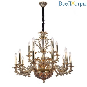 Подвесная люстра Lucia Tucci Firenze 1780.15.3 Antique Gold