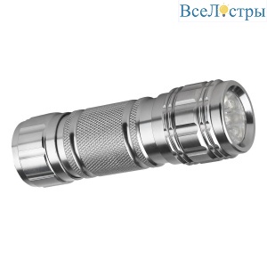 Ручной светодиодный фонарь Gauss от батареек 110х30 50 лм GF106