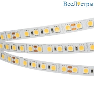 Светодиодная лента Arlight 23W/m 96LED/m 5060SMD теплый белый 5M RT-B96-10mm 24V Warm2700 017425(2)