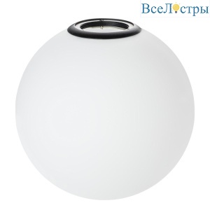 Плафон с черным металлическим кольцом Lightstar Teta 595130