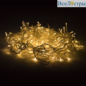 Уличная гирлянда Eurosvet 100-102 100-102 теплый белый 3*0,6м IP65 a064437
