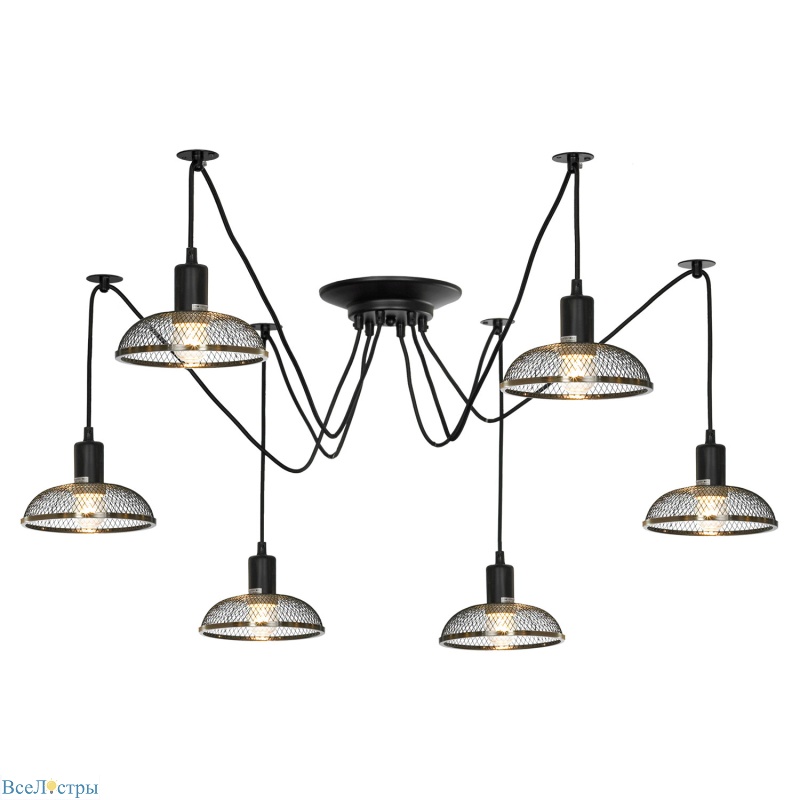 подвесная люстра lussole loft shirley lsp-8440