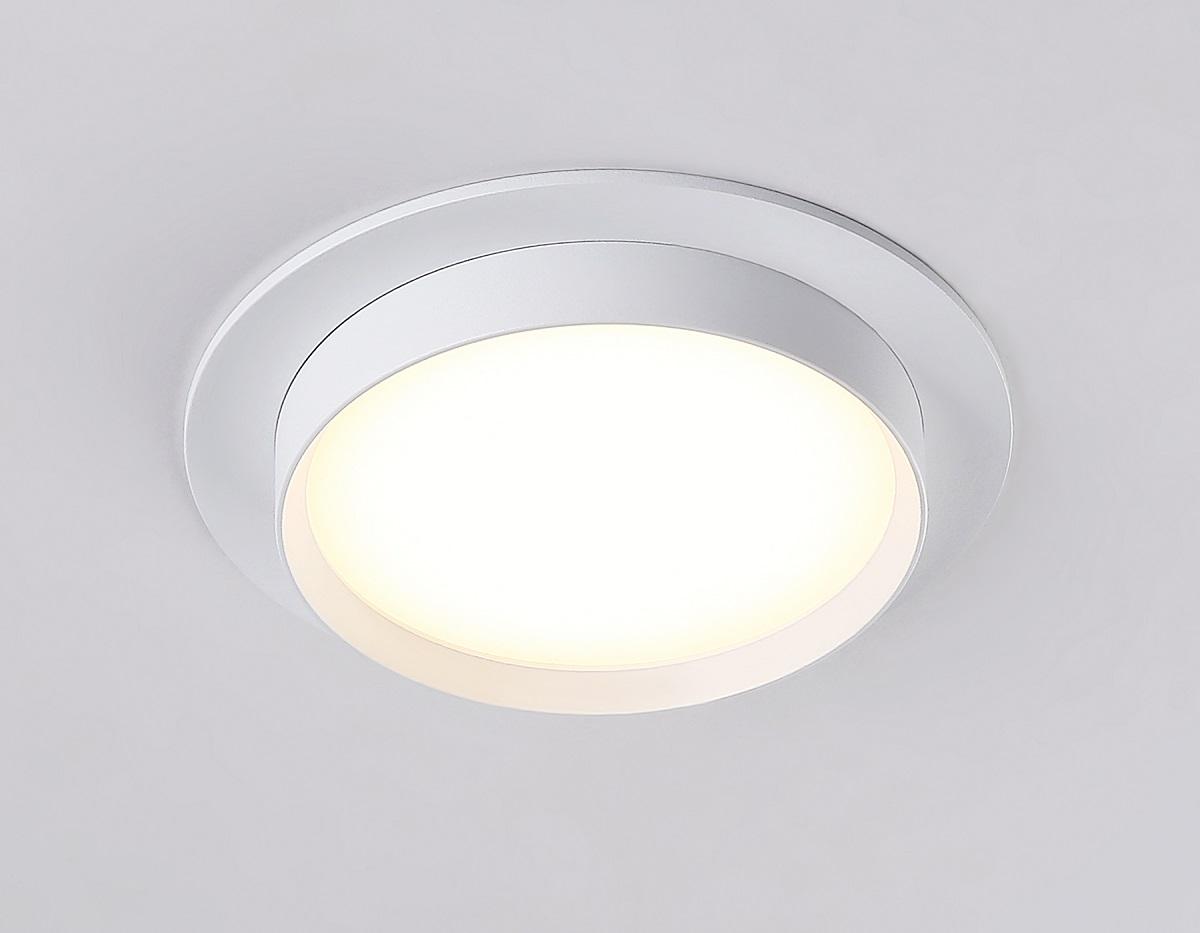 встраиваемый светильник ambrella light techno spot gx53 acrylic tech tn5225