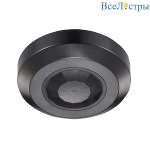 Датчик движения Arlight PRIME-PIR-SURFACE-R76-200W-BK (230V, 0.87A, SLIM, IP20) 054731