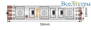 Светодиодная лента SWG SWG560-12-14.4-RGB-66-M 12В 14.4Вт 3М IP66 RGB 014784