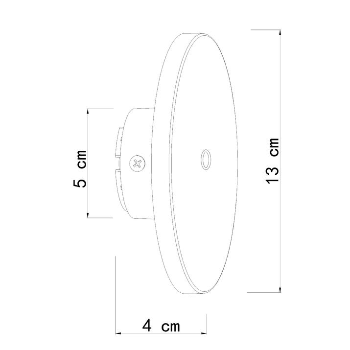 уличный настенный светодиодный светильник arte lamp nimbo a4506al-1wh