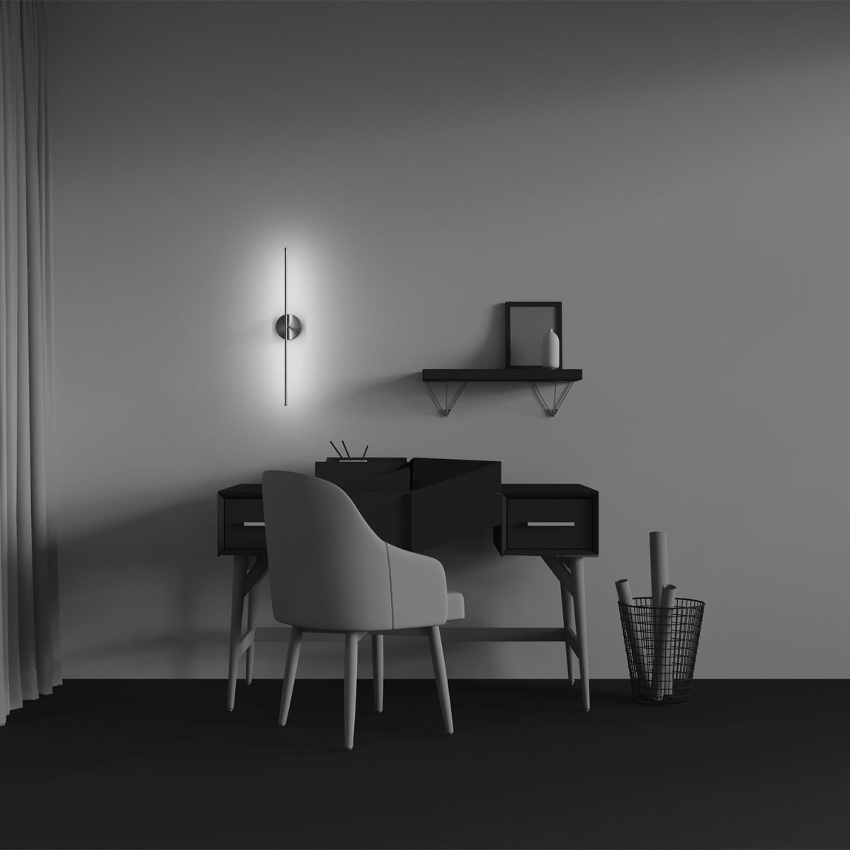 настенный светильник maytoni elegant c084wl-l7bs2.7k-1