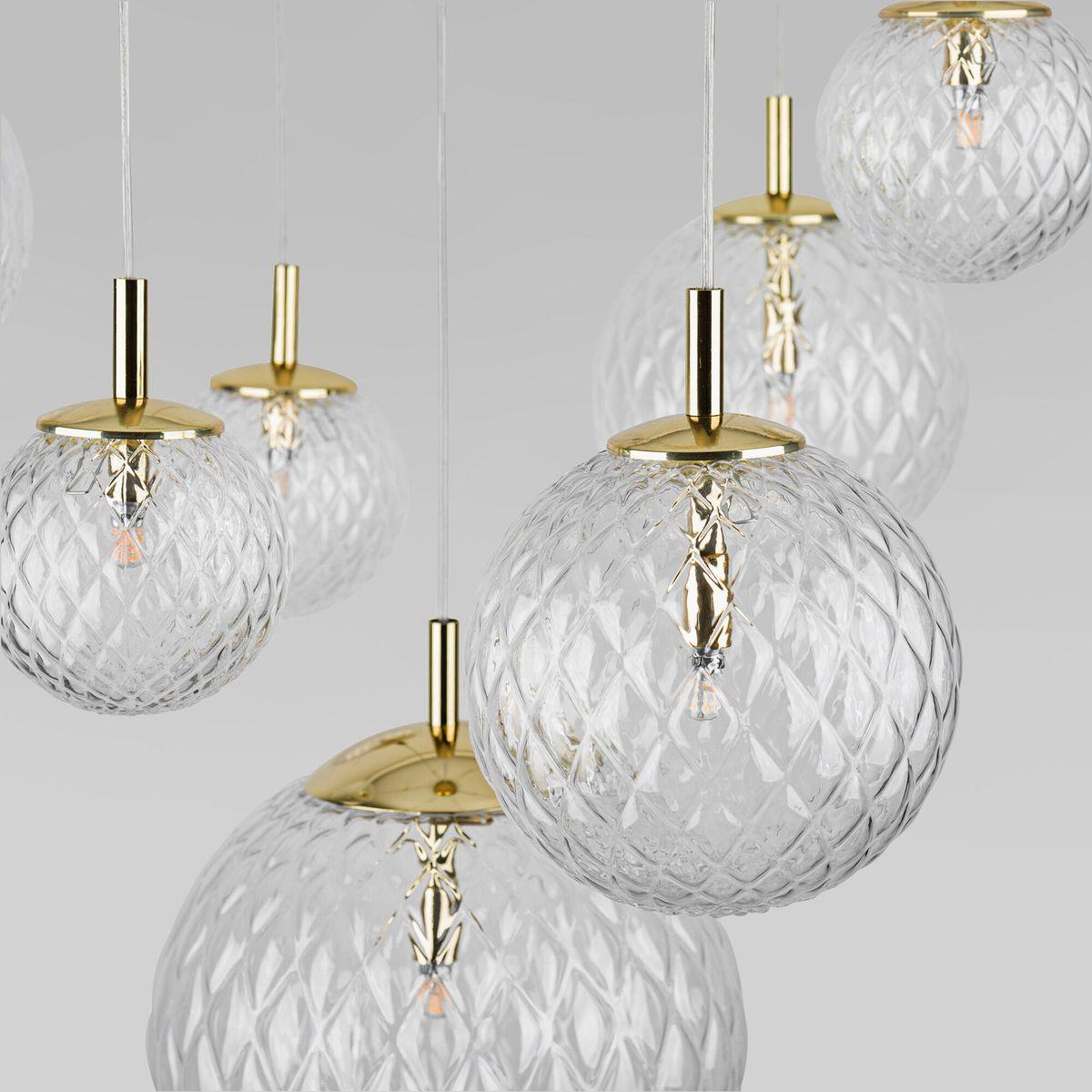 подвесная люстра tk lighting 4608 cadix gold