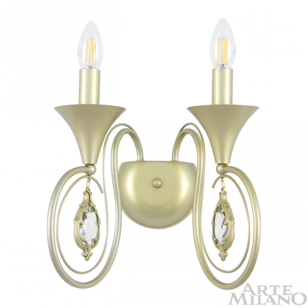 бра arte milano 349920/2w cg