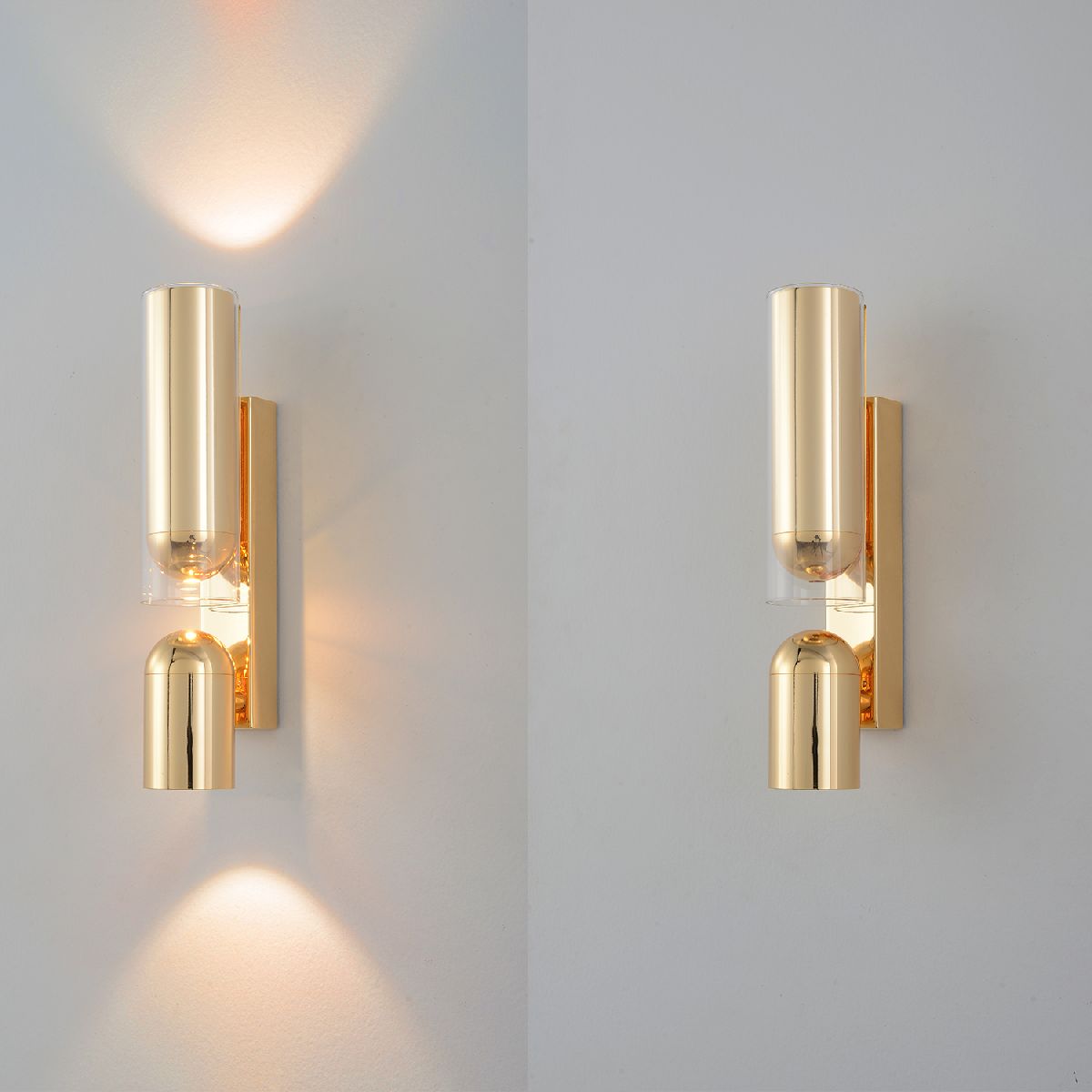 спот crystal lux vento ap15w led gold