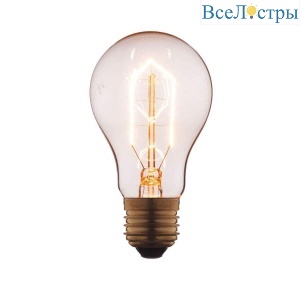 Лампа накаливания E27 60W прозрачная 1002