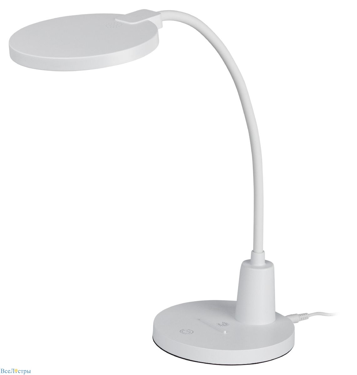 настольная лампа эра nled-501-10w-w б0059839