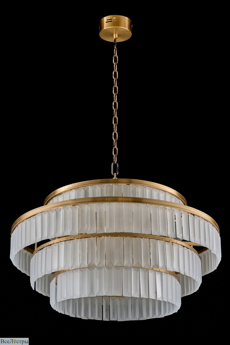 подвесная люстра mia le3014/600 brass