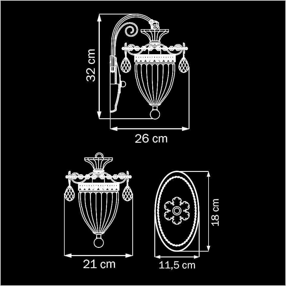 бра lightstar schon 790611