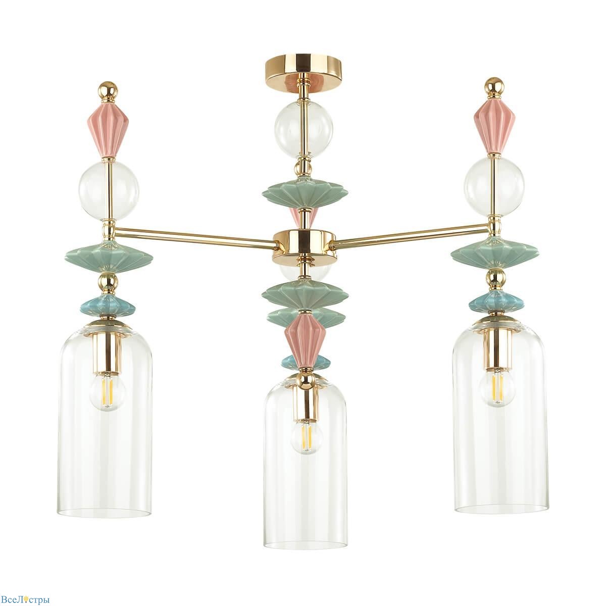 подвесная люстра odeon light classic bizet 4855/3c