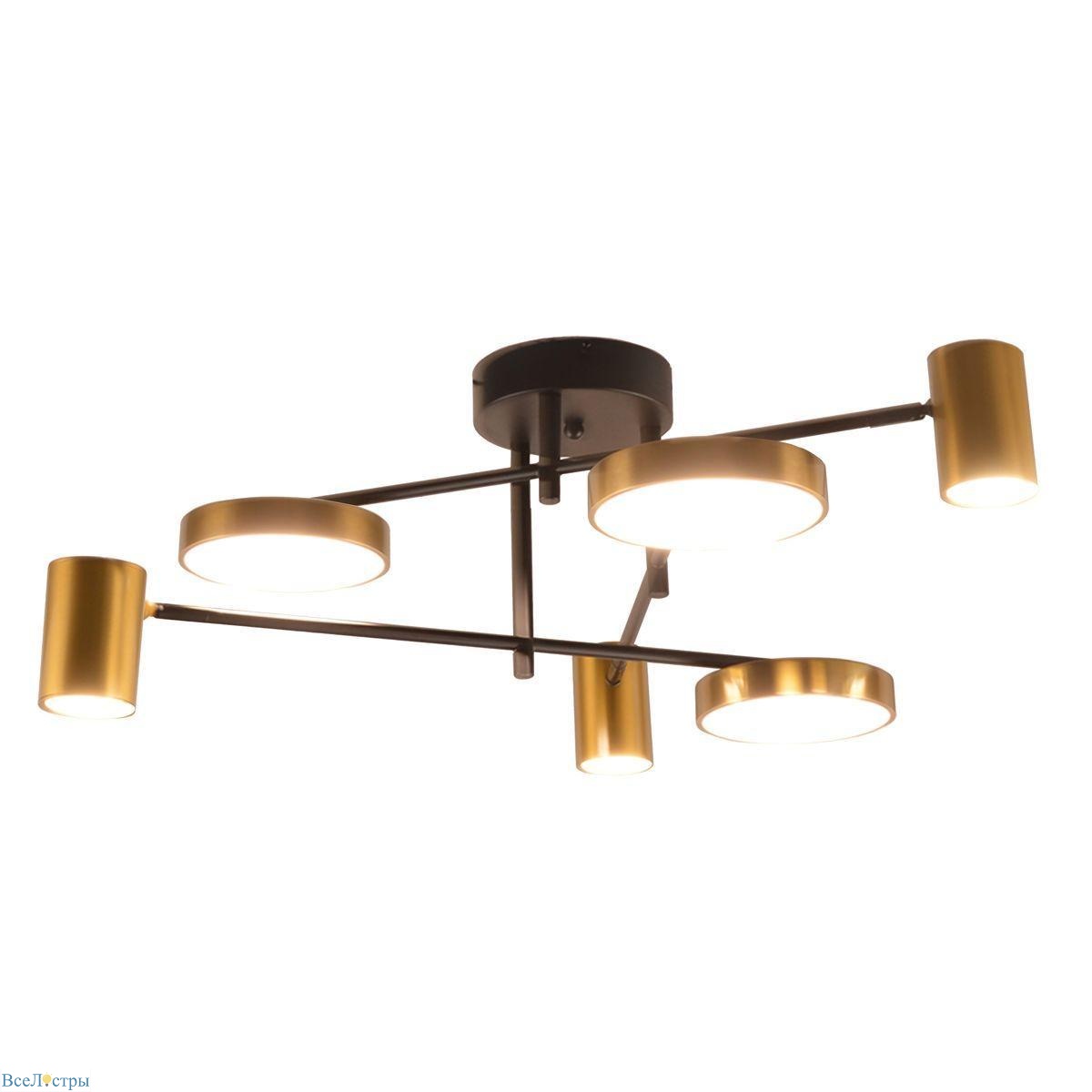 потолочная светодиодная люстра kink light рапис 07645-6d,19(20)