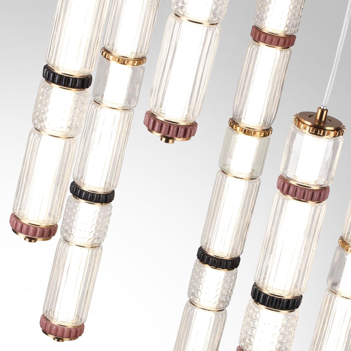 каскадная люстра odeon light l-vision collier 5455/210l