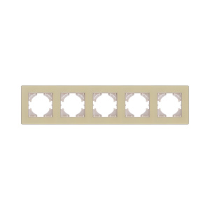 Рамка 5-постовая, золотой Kollinger Eleganz Acryl EA5GD
