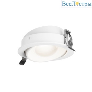 Встраиваемый светильник Maytoni Lens DL105-12W3K-W