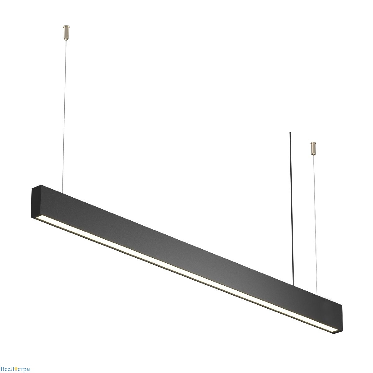 линейный подвесной светильник maytoni basis p051pl-36w2.7-6k-b