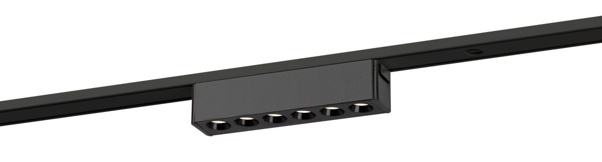 трековый магнитный светильник эра trm-s5-2-6w4k-bk б0059049