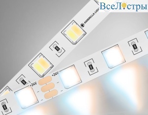 Светодиодная лента Ambrella Light 14W/m 60LED/m 5050SMD теплый - холодный белый 5M GS4101