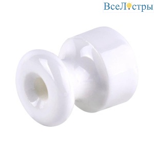 Комплект изоляторов без винта 100 шт. Werkel Ретро белый W6431401 4690389166204
