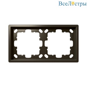 Рамка серия FD 2-постовая Jasmart FD1002BR
