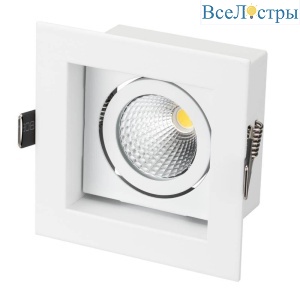 Встраиваемый светодиодный светильник Arlight CL-Kardan-S102x102-9W Warm 024137