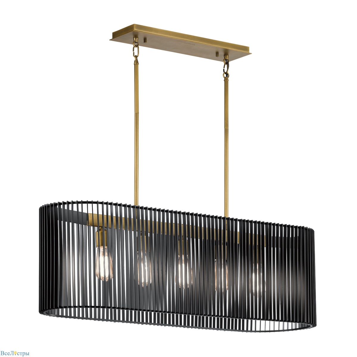 подвесная люстра kichler linara qn-linara-isle-bk