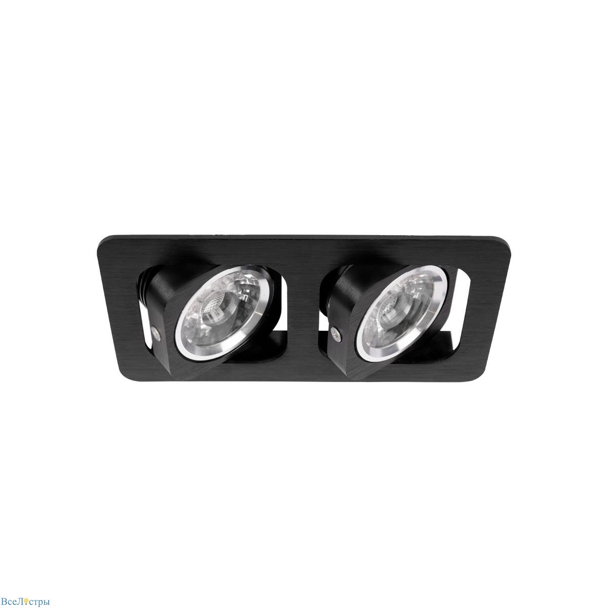 встраиваемый светильник loft it screen 10328/2a black
