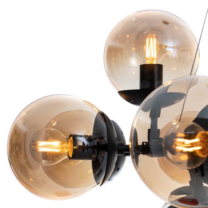 подвесная люстра arte lamp a1664sp-25bk