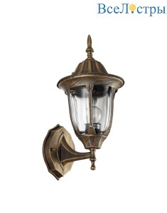 Уличный настенный светильник ЭРА Галатея GBW-105-BR-0380 230В Е27 IP54 бронза вверх Б0071484