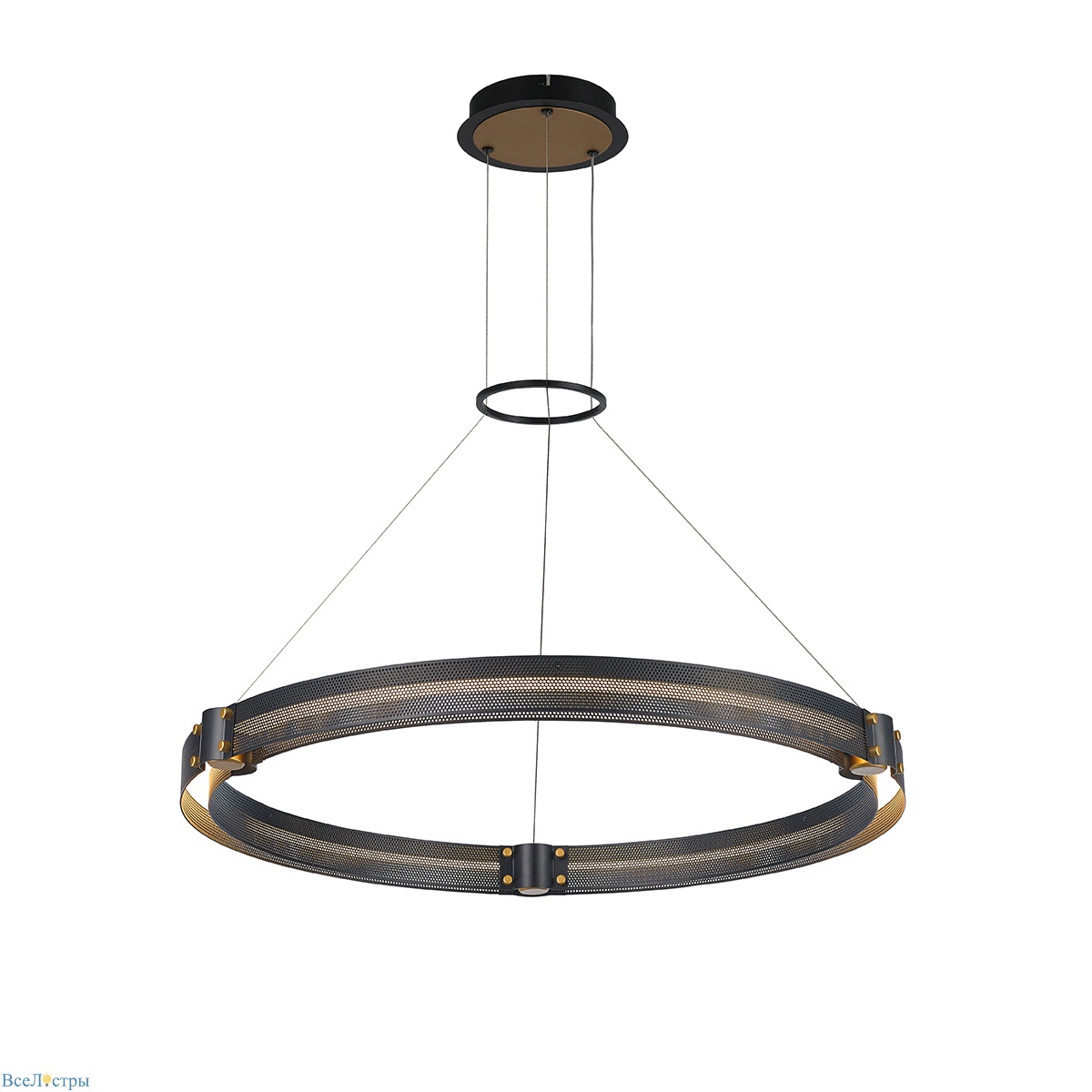 подвесная люстра delight collection admiral md19030068-1b black/gold