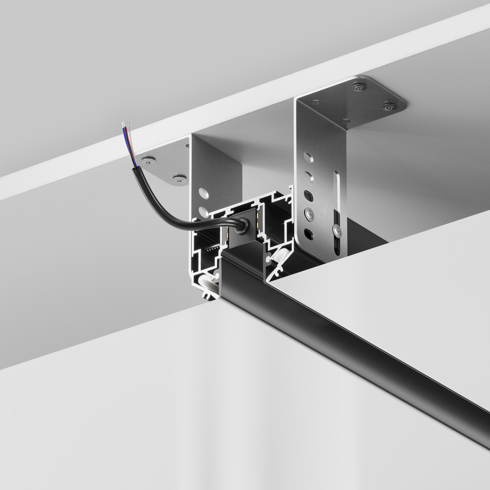 магнитный встраиваемый шинопровод maytoni busbar trunkings exility trx034-sch-423b