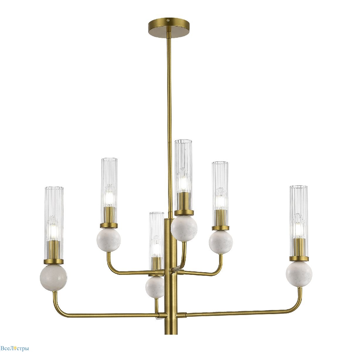 люстра на штанге st luce medea sl1244.303.06