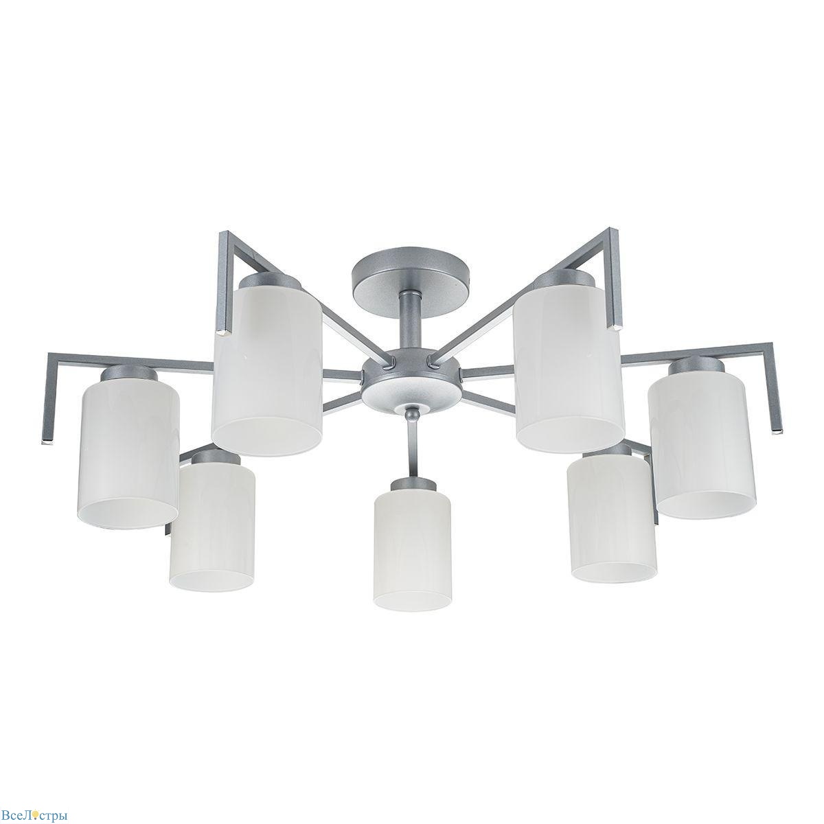 потолочная люстра escada style 1142/7p silver