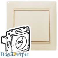 розетка б/з legrand valena classic 695611