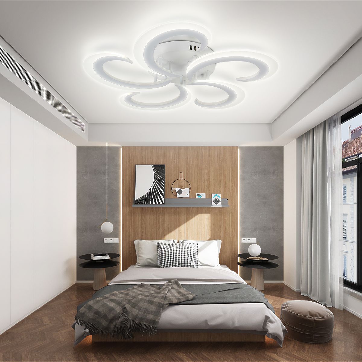 потолочная люстра natali kovaltseva simply led lamps 81409