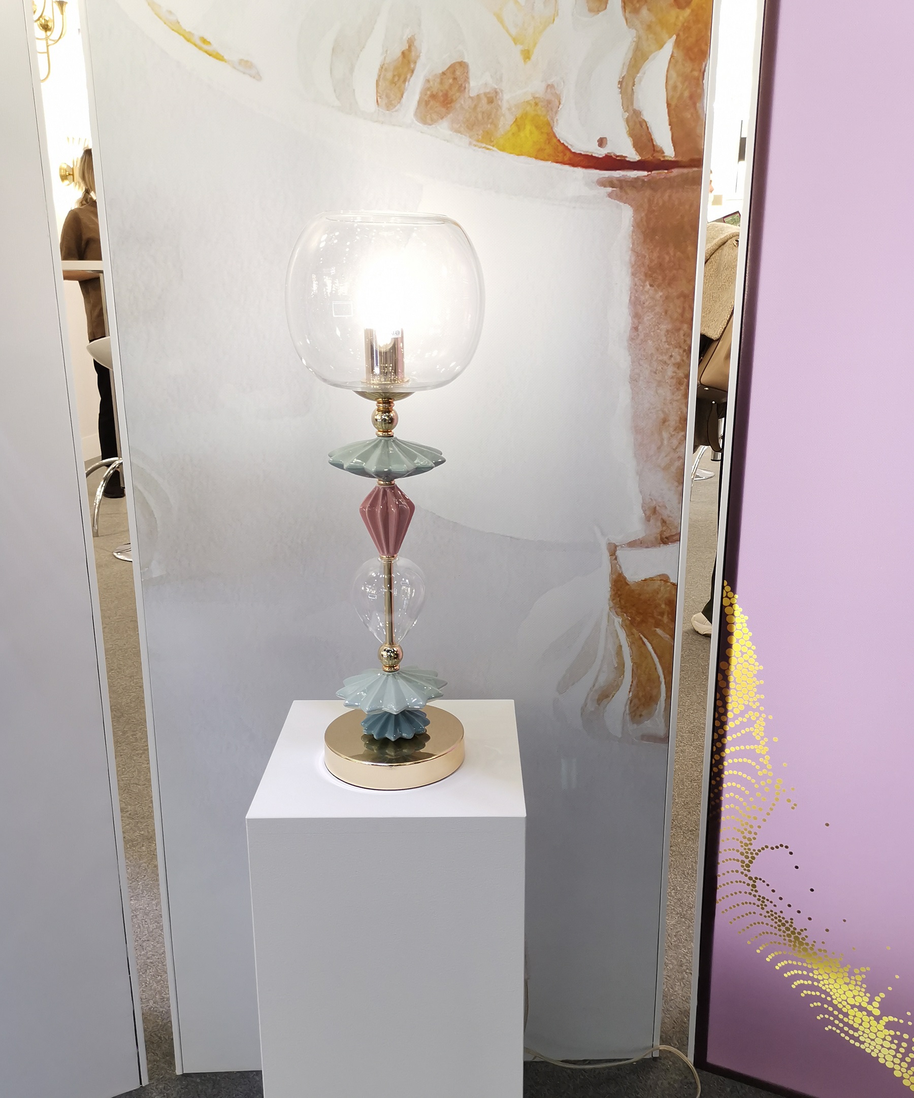 настольная лампа odeon light classic bizet 4855/1t