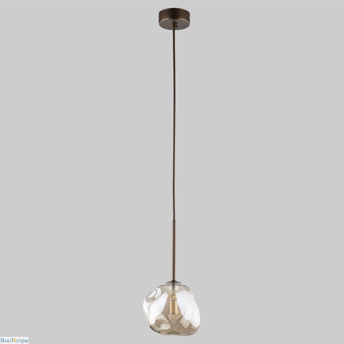 подвесной светильник tk lighting 11025 lava brown a071838