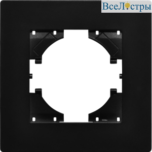 Рамка пластиковая на 1 пост Arlight FRM-PERIO-PL-1-BK 049689