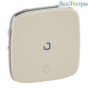 Лицевая панель Legrand Valena Allure выключателя с выдержкой времени слоновая кость 755216